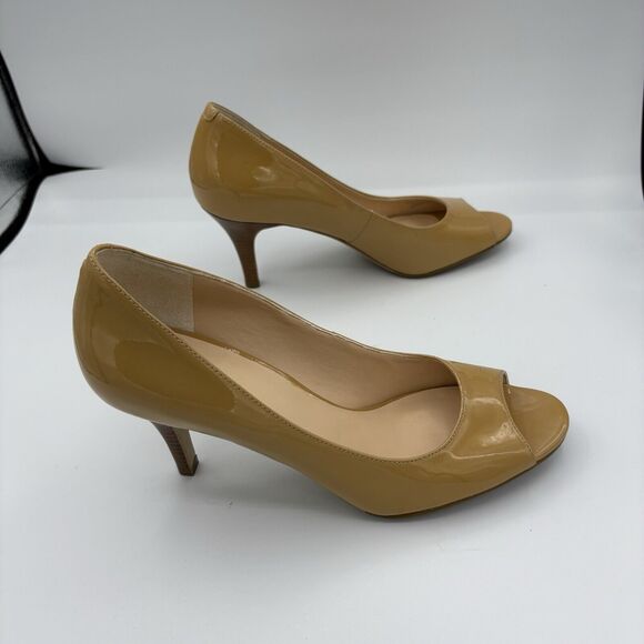 Cole Haan Heels Womens Size 7.5 B Air Lainey Peep Toe Pumps G3 - Picture 8 of 11